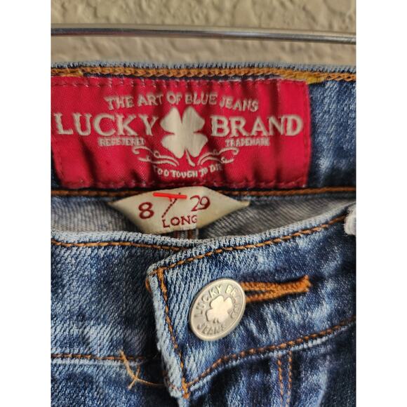 Lucky Brand Women's Sofia Boot Dark Wash 8/29 - Picture 4 of 9